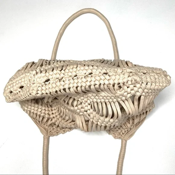 LONDON KAYE Woven Macrame Shoulder Tote Bag - Picture 13 of 16